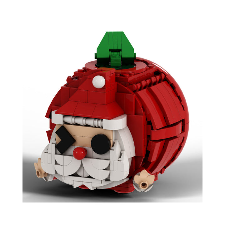 Santa Building-Block Pen Holder Holiday Desk Decor