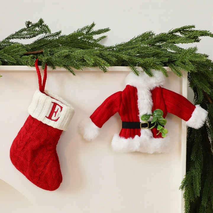 Knitted Santa Ornament for Cozy Christmas Tree Decor