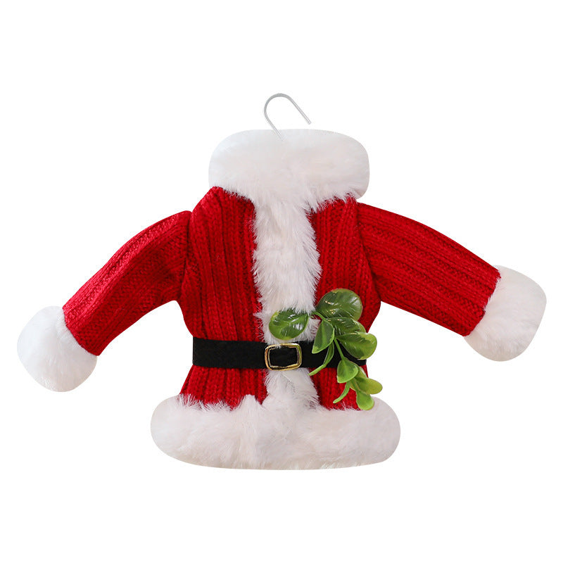 Knitted Santa Ornament for Cozy Christmas Tree Decor