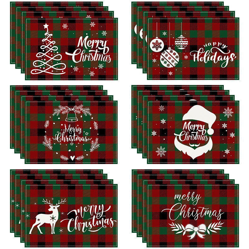 Christmas Placemats for a Festive Holiday Tablescape