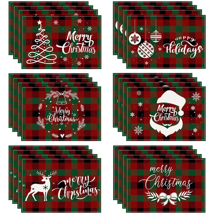Christmas Placemats for a Festive Holiday Tablescape