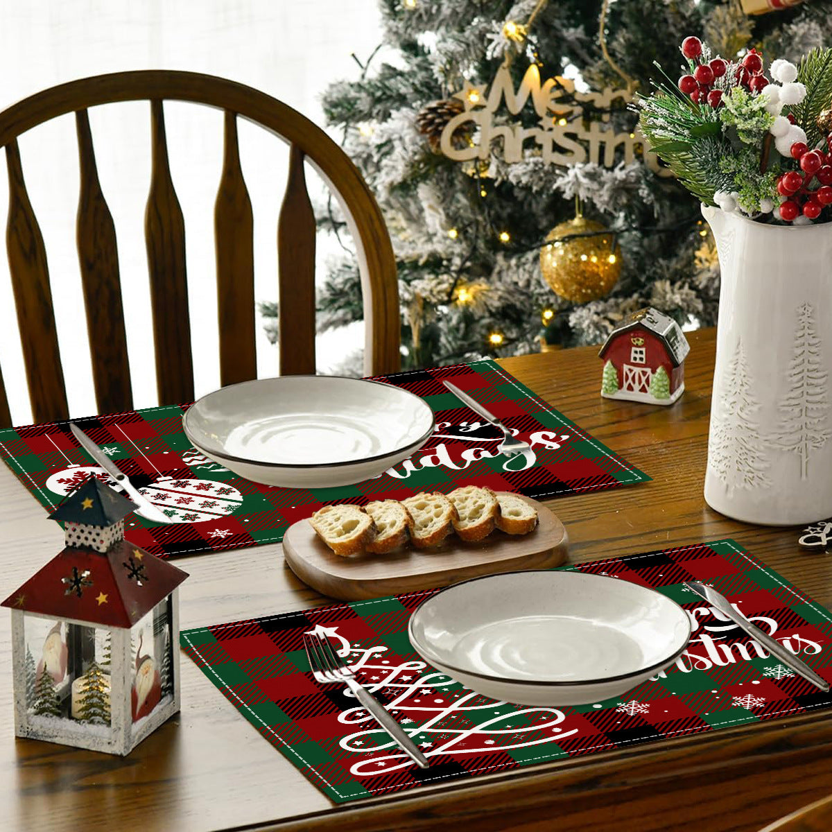 Christmas Placemats for a Festive Holiday Tablescape