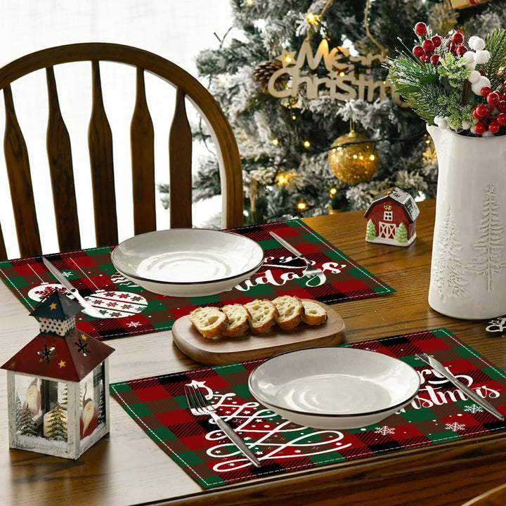 Christmas Placemats for a Festive Holiday Tablescape