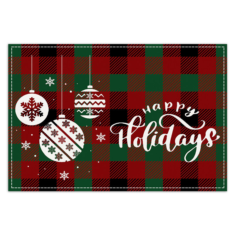 Christmas Placemats for a Festive Holiday Tablescape