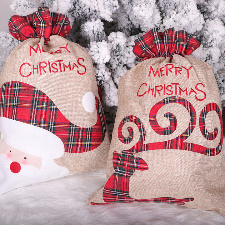 Christmas Gift Bags: Reusable Santa & Reindeer Set