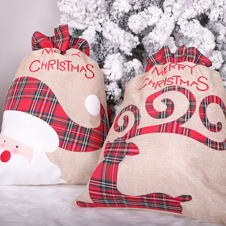 Christmas Gift Bags: Reusable Santa & Reindeer Set