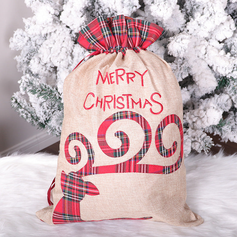 Christmas Gift Bags: Reusable Santa & Reindeer Set
