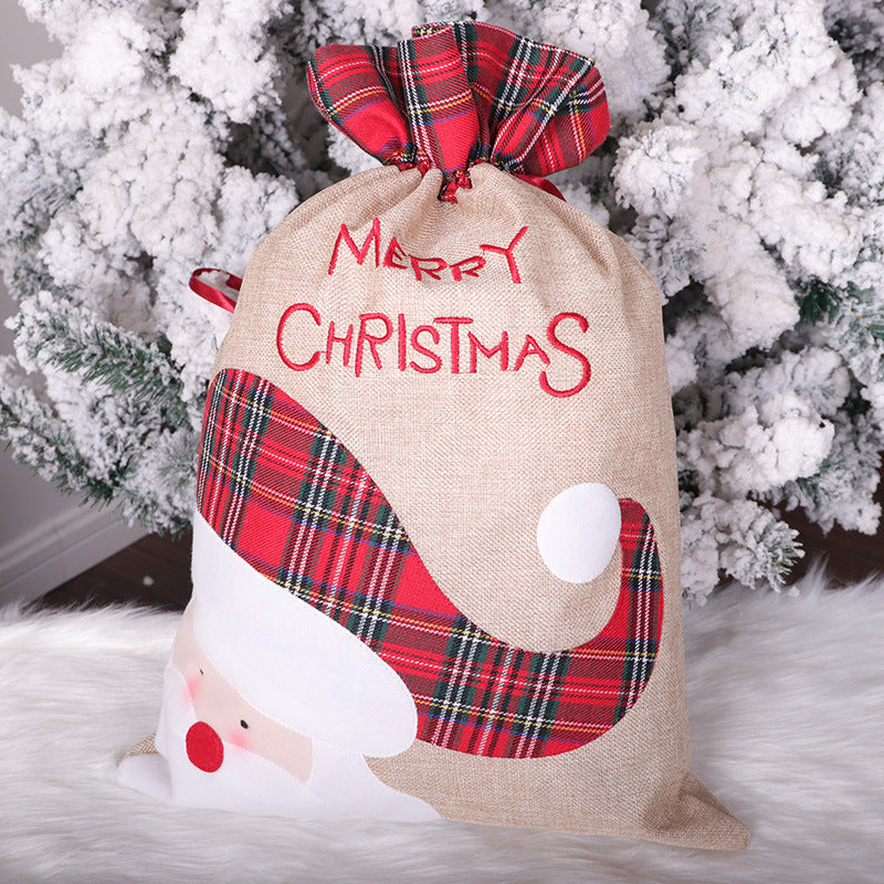 Christmas Gift Bags: Reusable Santa & Reindeer Set