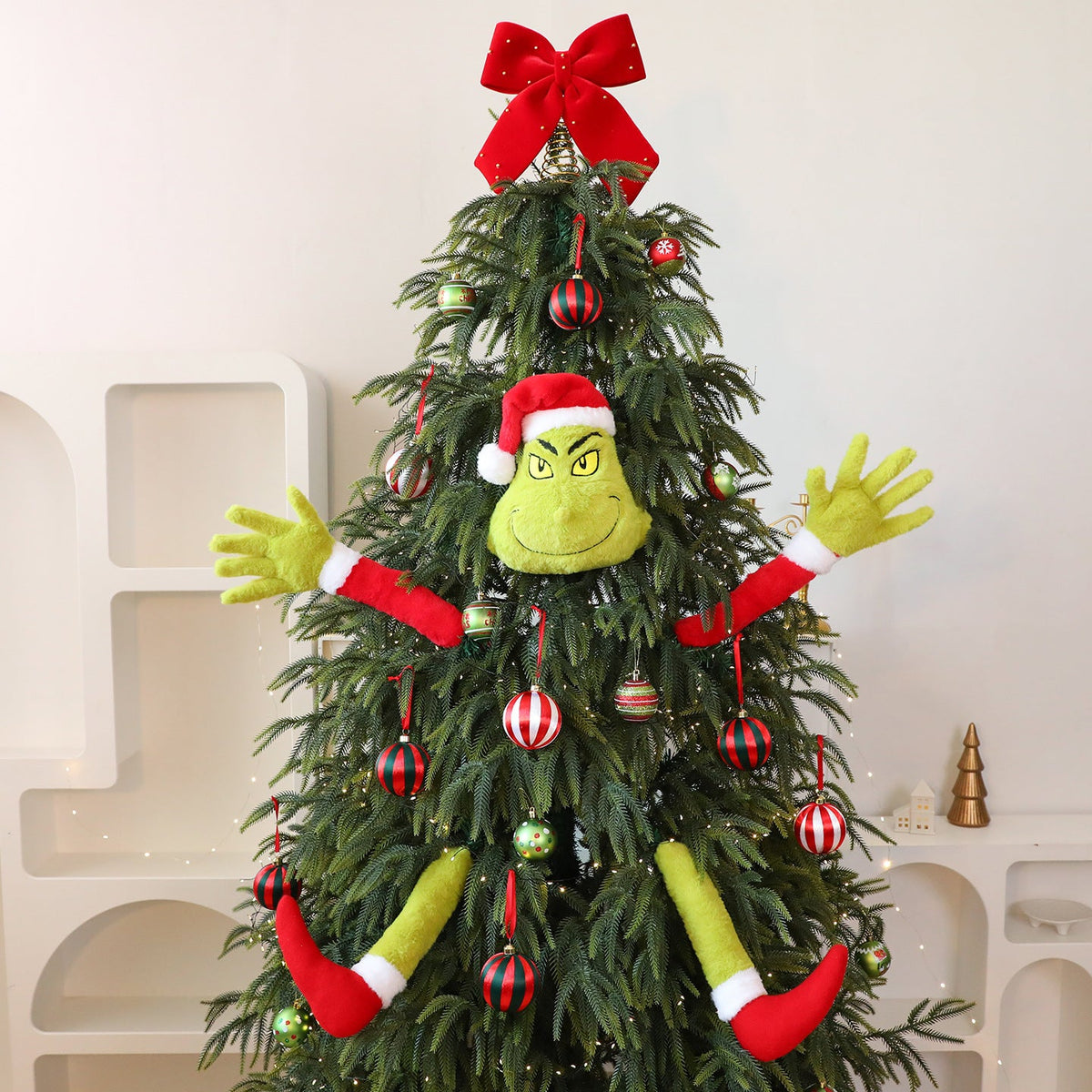 Christmas Tree Plush Decoration | Playful Santa Elf