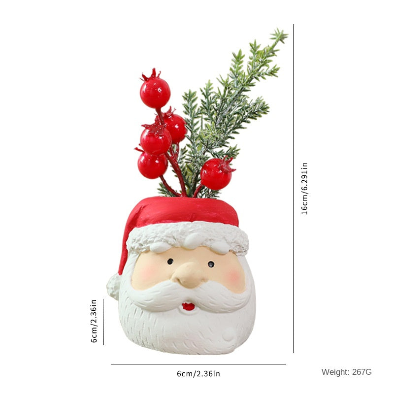 Christmas Figurines Set: Whimsical Tabletop Decor Display