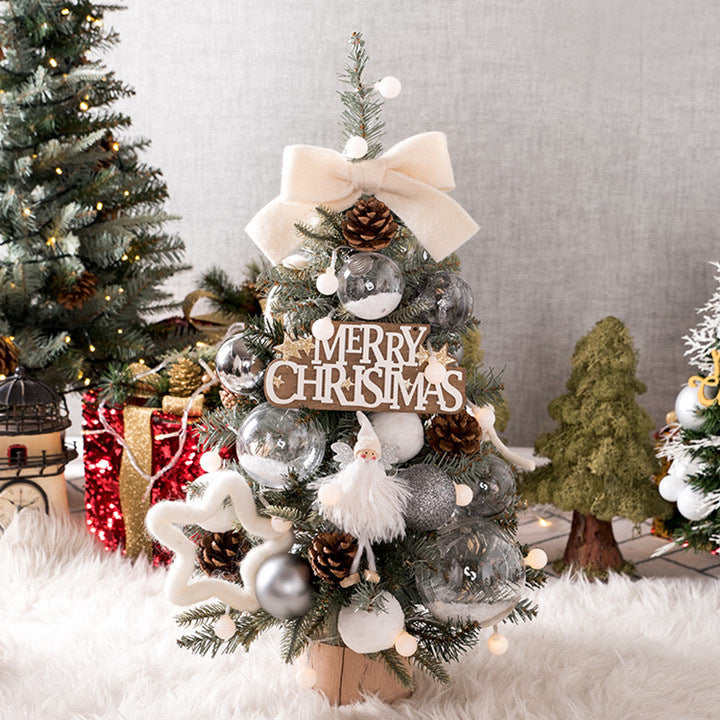 Mini Christmas Tree With Warm Lights for Small Spaces