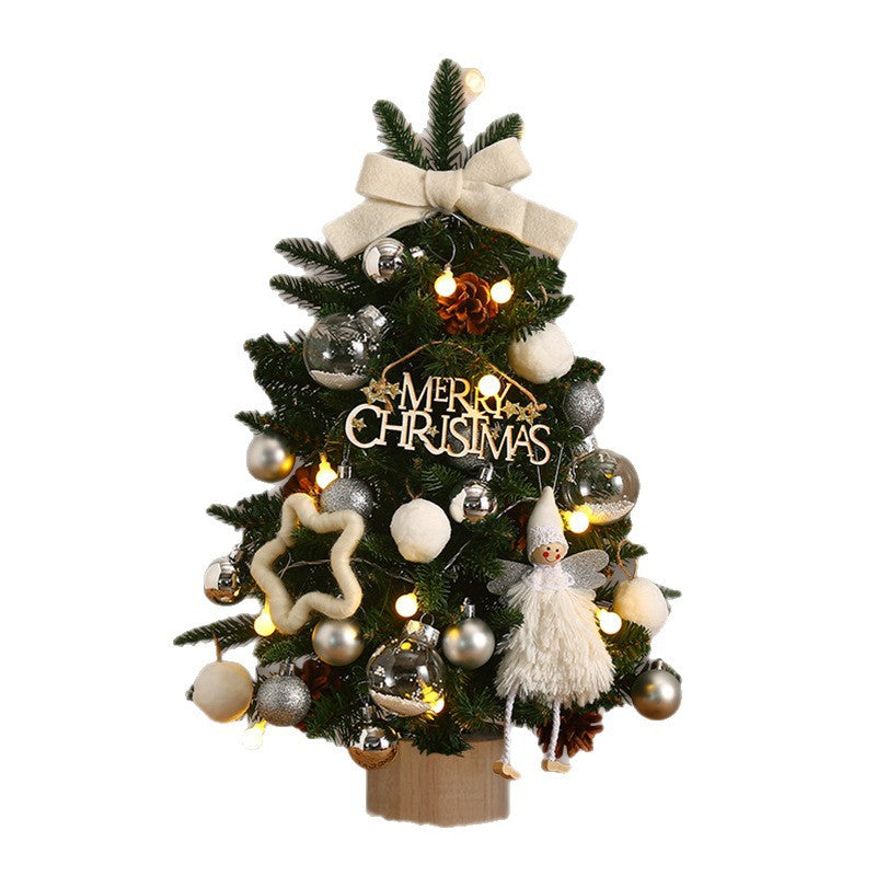 Mini Christmas Tree With Warm Lights for Small Spaces