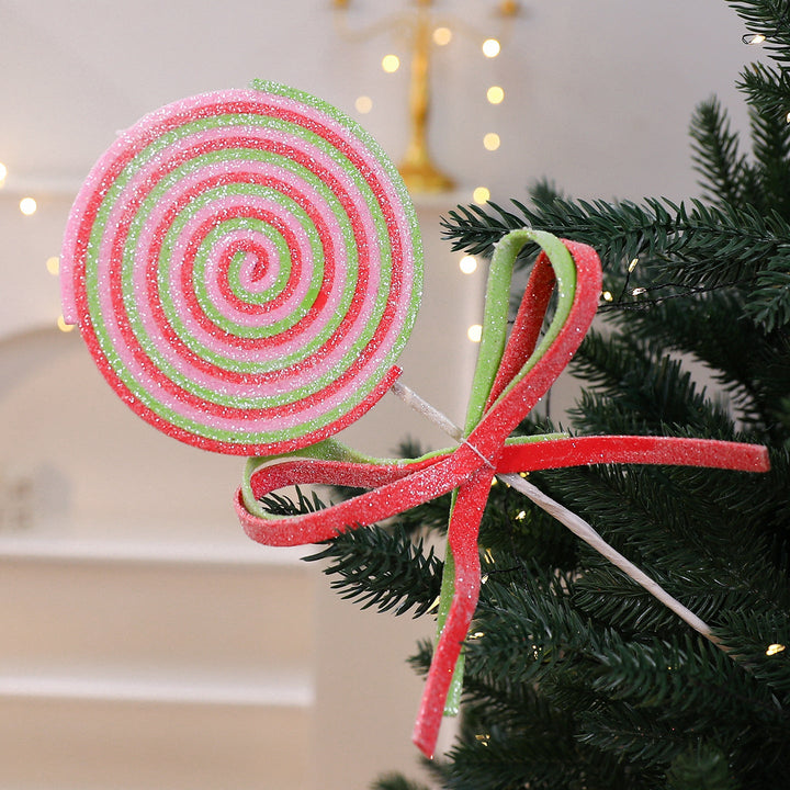 Christmas Lollipop Picks for Whimsical Tree Decoration