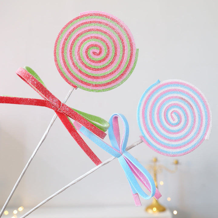 Christmas Lollipop Picks for Whimsical Tree Decoration