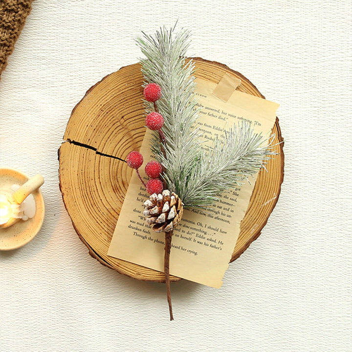 Artificial Christmas Berry Branches for Frosty Decor