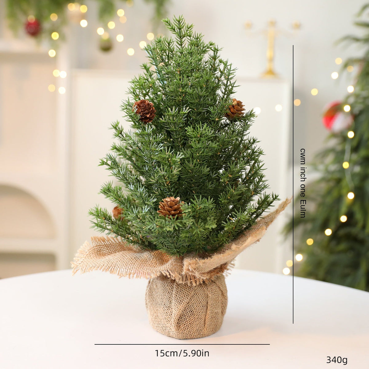 Mini Christmas Tree Decoration for Small Space Decor