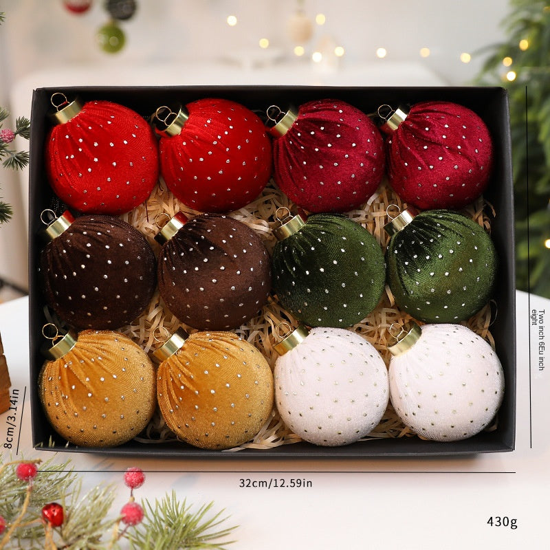 Velvet Christmas Ornaments for a Rich Festive Tree