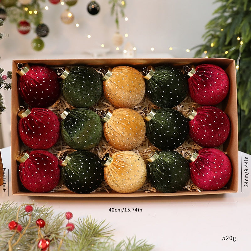 Velvet Christmas Ornaments for a Rich Festive Tree