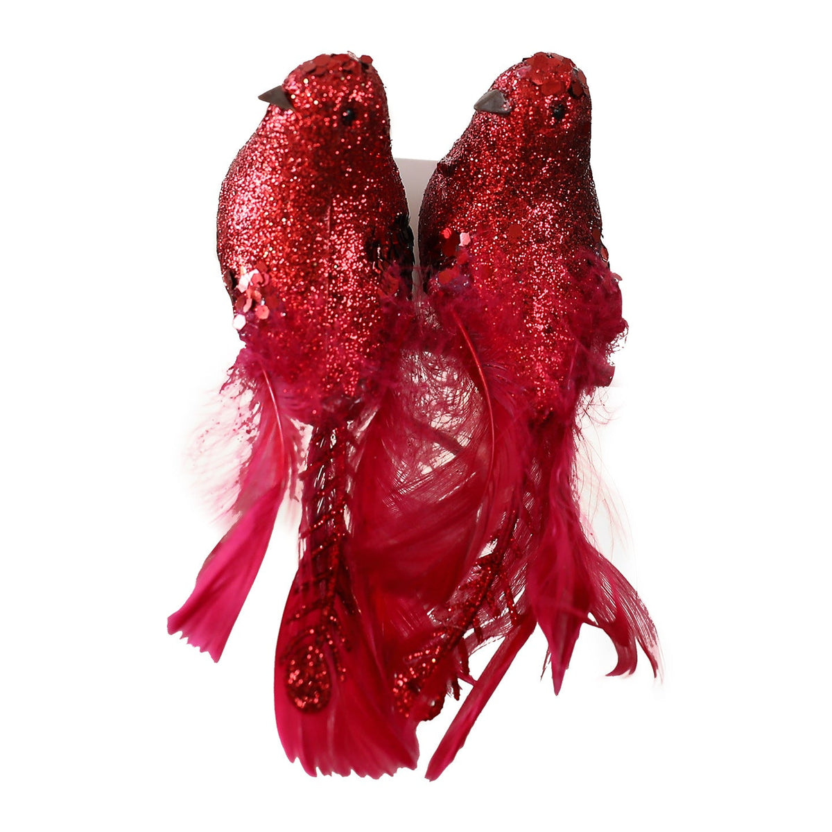 Clip-On Bird Ornaments For Sparkling Holiday Trees