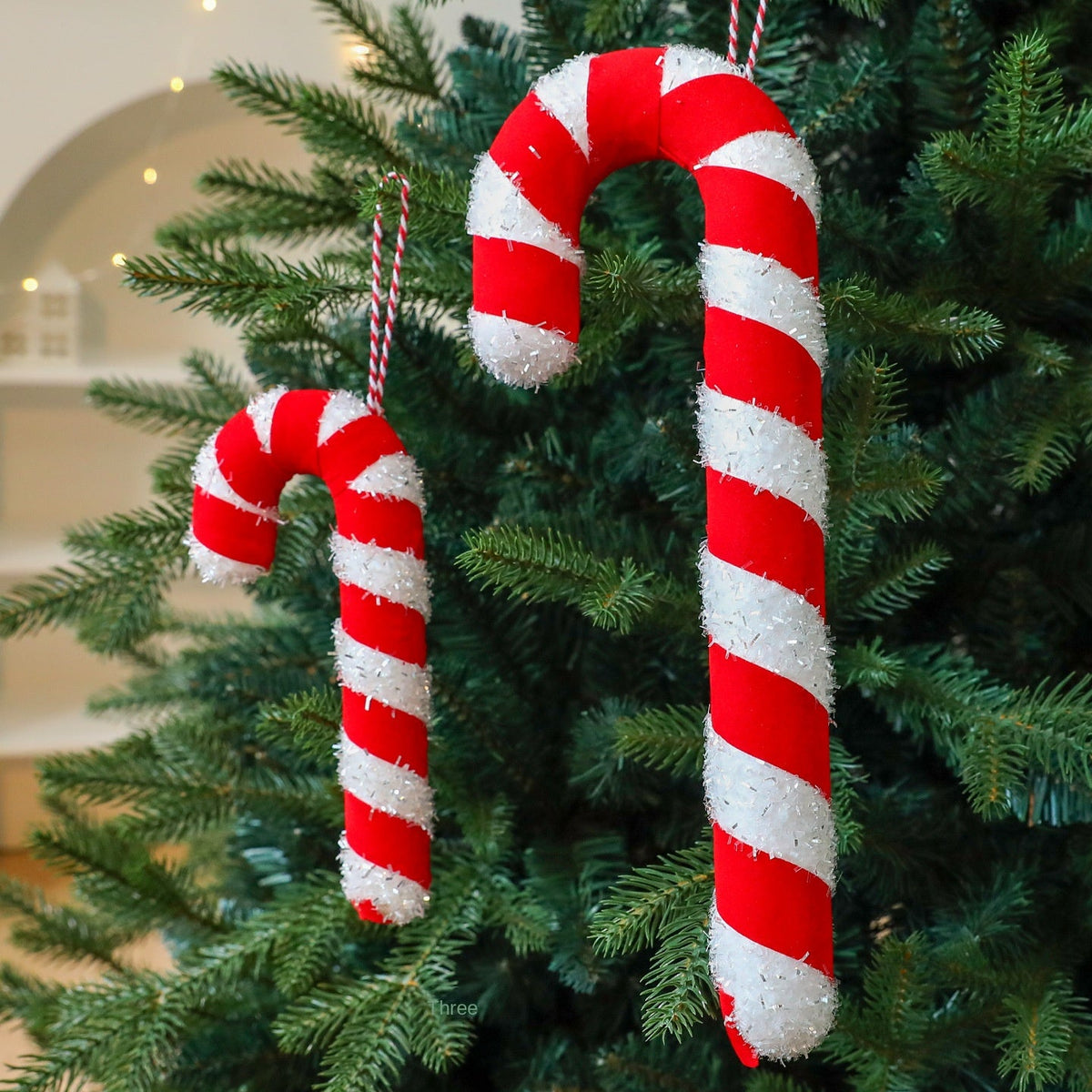 Candy Cane Christmas Tree Ornaments for Cheerful Decor