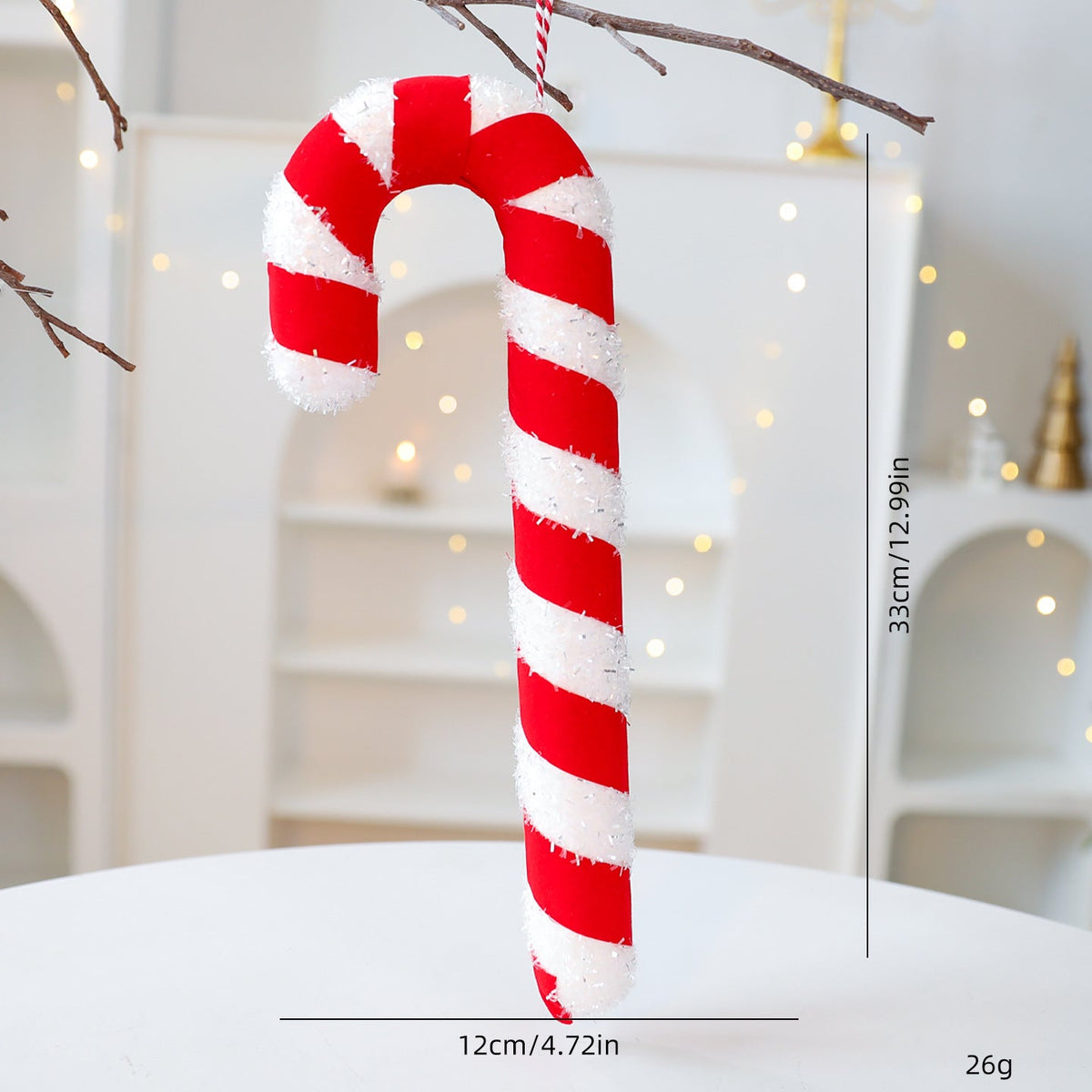 Candy Cane Christmas Tree Ornaments for Cheerful Decor