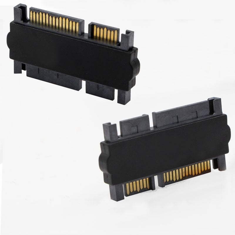 SATA 22-Pin Male to Female Rotary Adapter for Drives