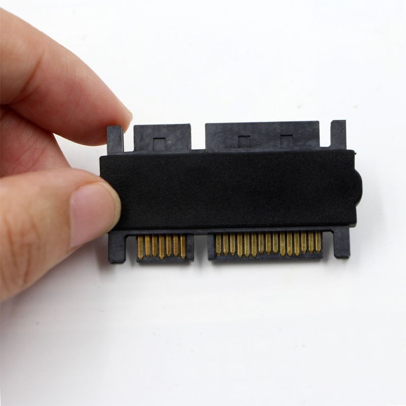 SATA 22-Pin Male to Female Rotary Adapter for Drives