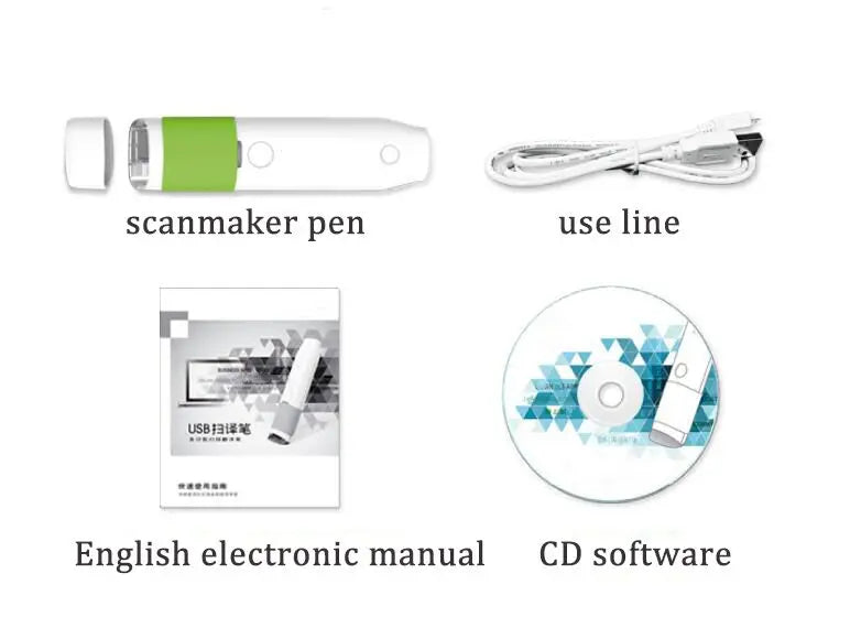 Handheld Text Scanner Pen with 20+ Language Translation