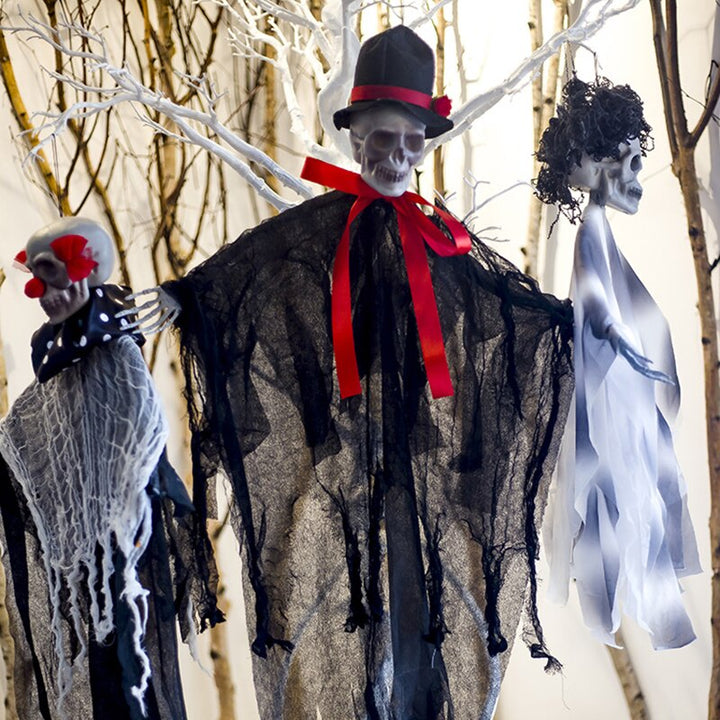 Halloween Hanging Skeleton Decor – Haunted House Prop