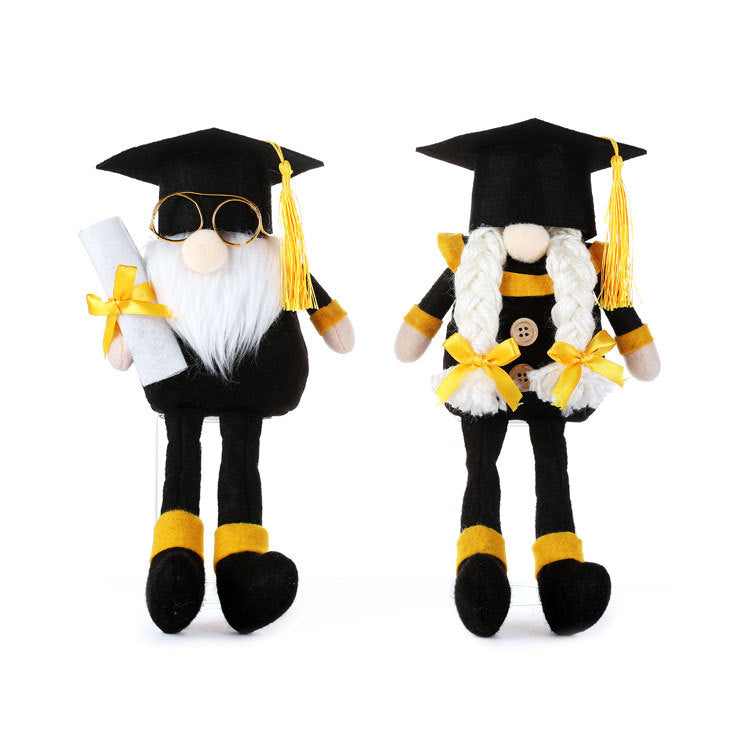 Graduation Mascot Plush Dolls for School Display Decor