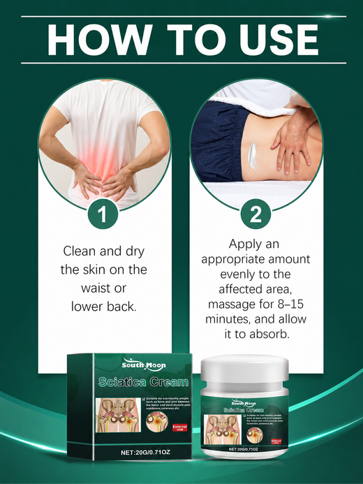 Joint & Sciatica Pain Relief Cream — Precise Soothing