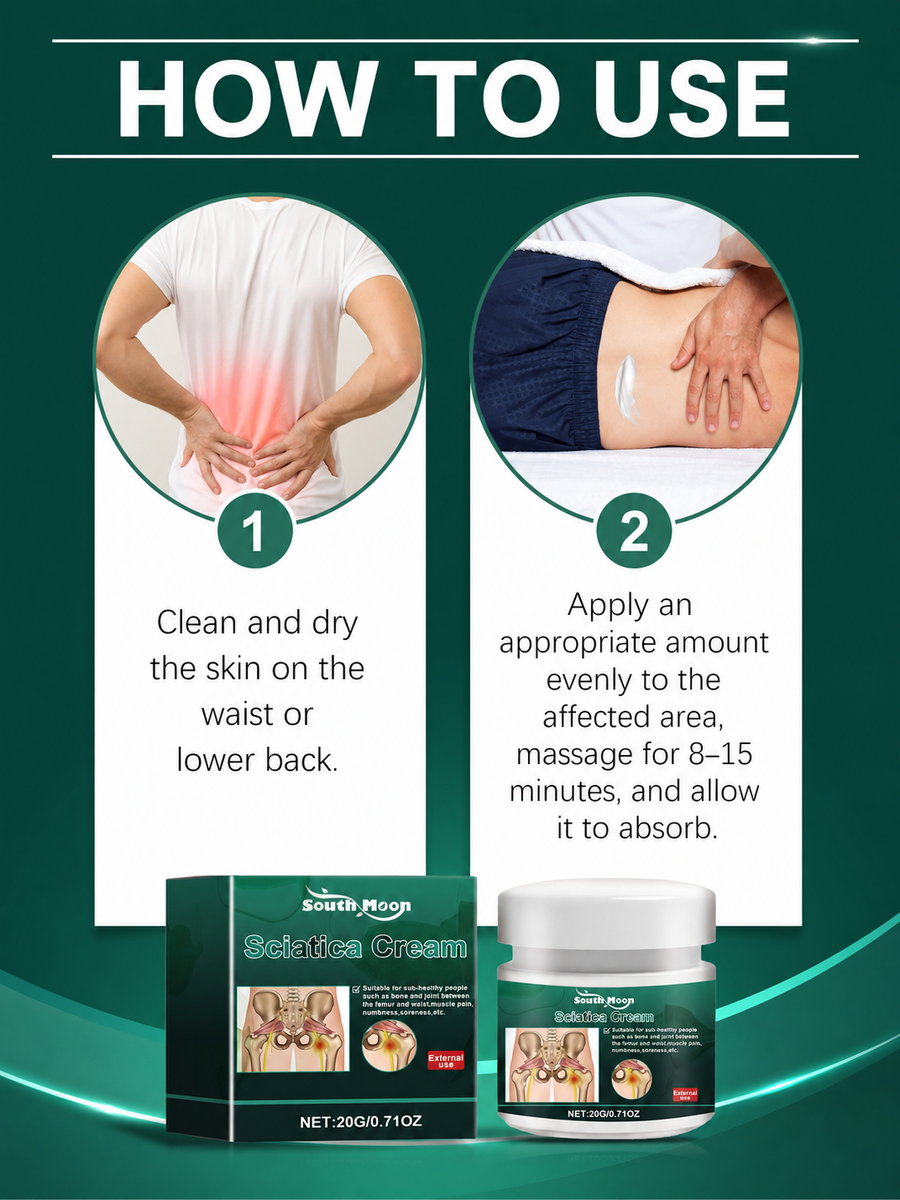 Joint & Sciatica Pain Relief Cream — Precise Soothing
