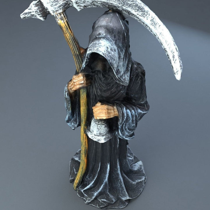 Grim Reaper Statue Gothic Resin Desktop Decor Ornament