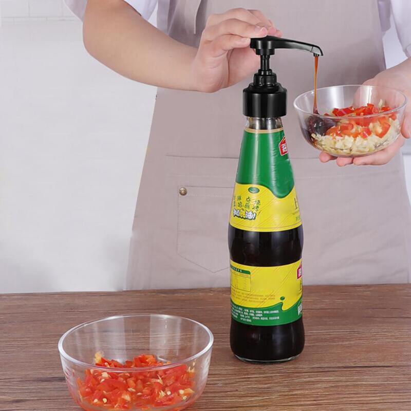 Soy Sauce Pump Dispenser for Bottles: One-Press, No-Drip