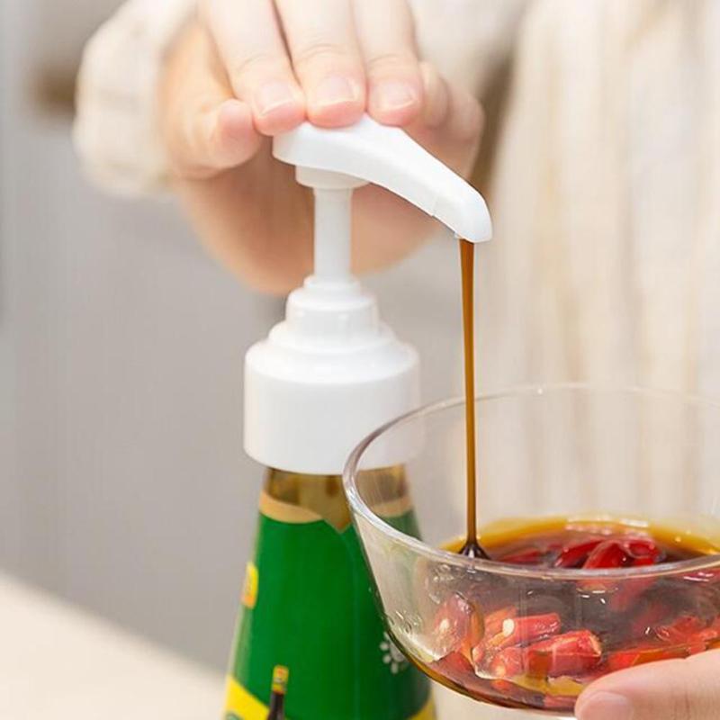 Soy Sauce Pump Dispenser for Bottles: One-Press, No-Drip
