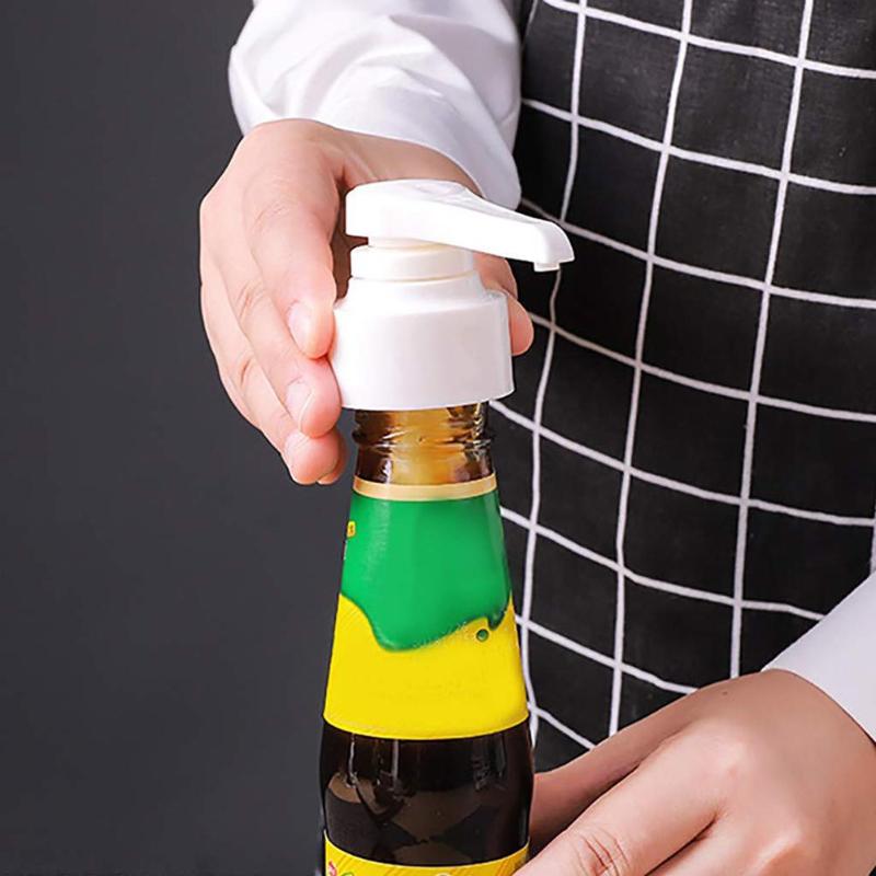 Soy Sauce Pump Dispenser for Bottles: One-Press, No-Drip