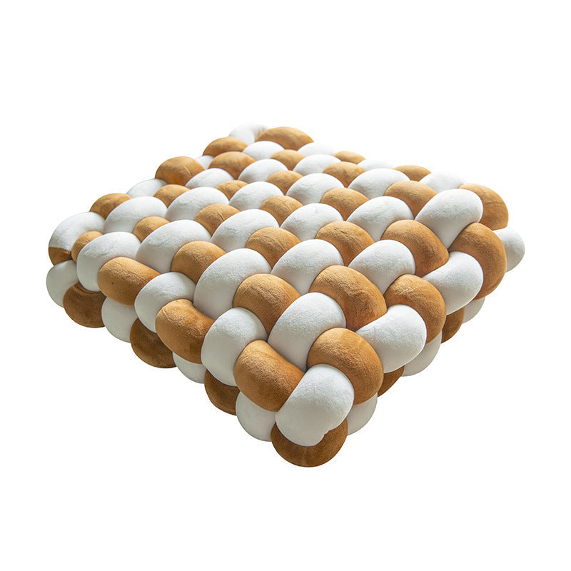 Woven Seat Cushion for Plush, Cozy Textured Comfort
