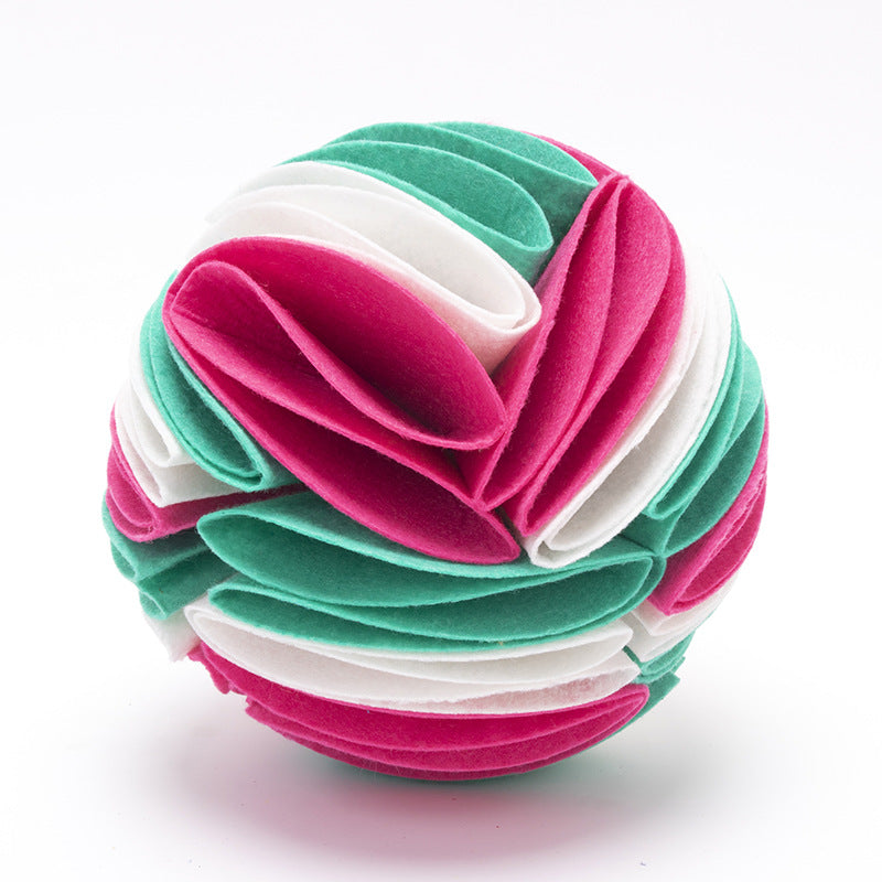 Sniff Ball Dog Toy – Enrichment Treat Search Game