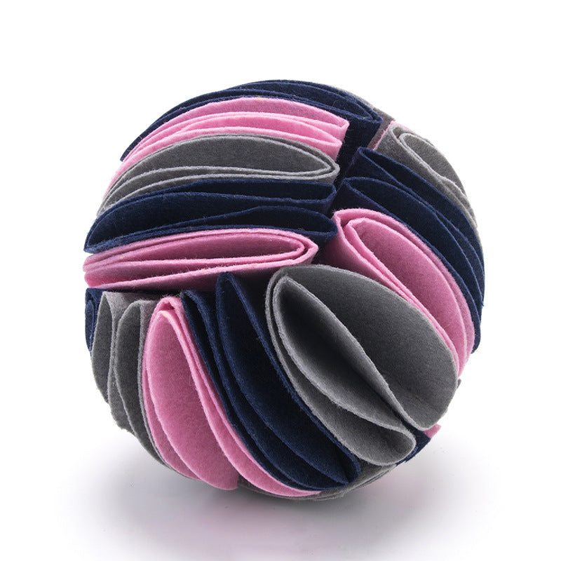 Sniff Ball Dog Toy – Enrichment Treat Search Game