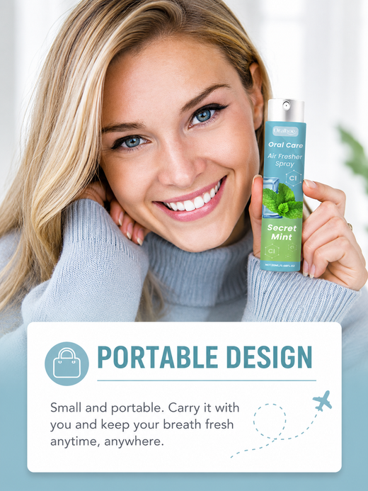 Secret Mint Breath Spray: Instant Freshness & Whiter Teeth
