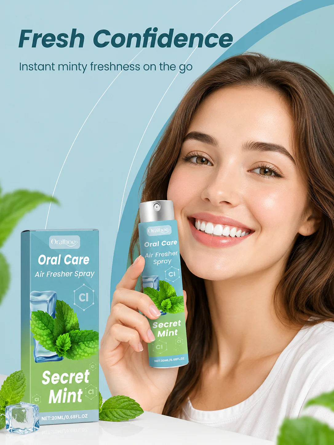 Secret Mint Breath Spray: Instant Freshness & Whiter Teeth