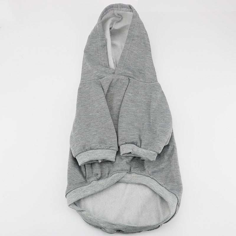 Warm Fleece Cat Hoodie with Hood for Cold Winter Days