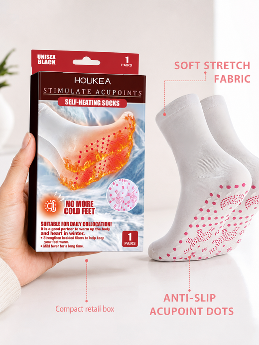 Self‑Heating Acupoint Socks — Warmth That Restores Circulation