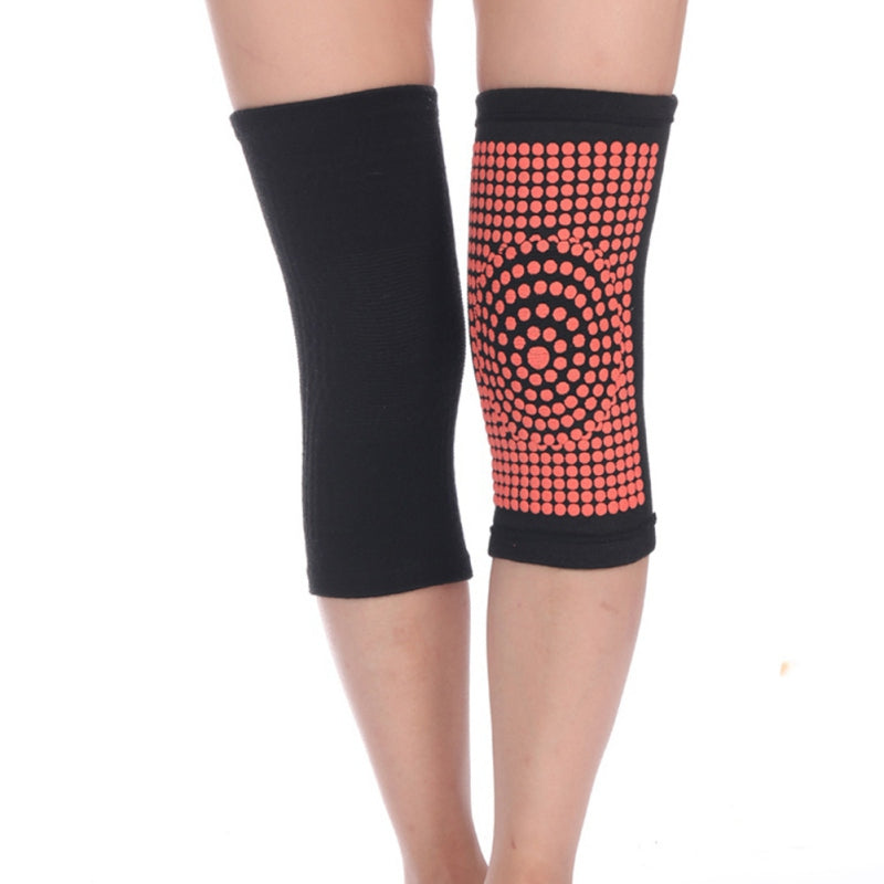 Self-Heating Knit Knee Warmers for Cold Winter Days