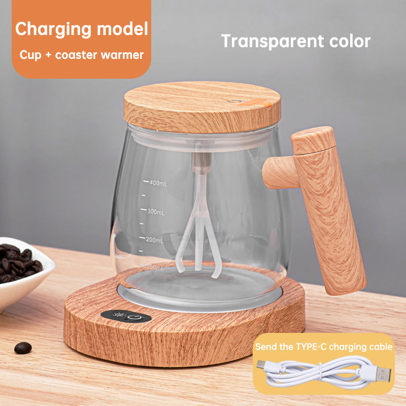 Self Stirring Coffee Mug with Heated Coaster, 400ml