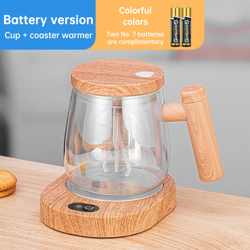 Self Stirring Coffee Mug with Heated Coaster, 400ml