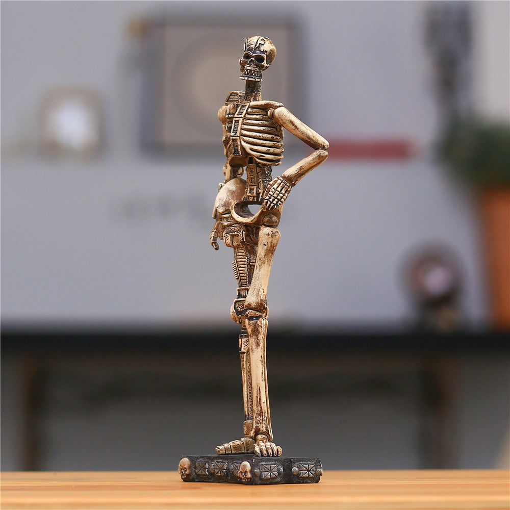 Mechanical Skeleton Ornament Gothic Industrial Decor