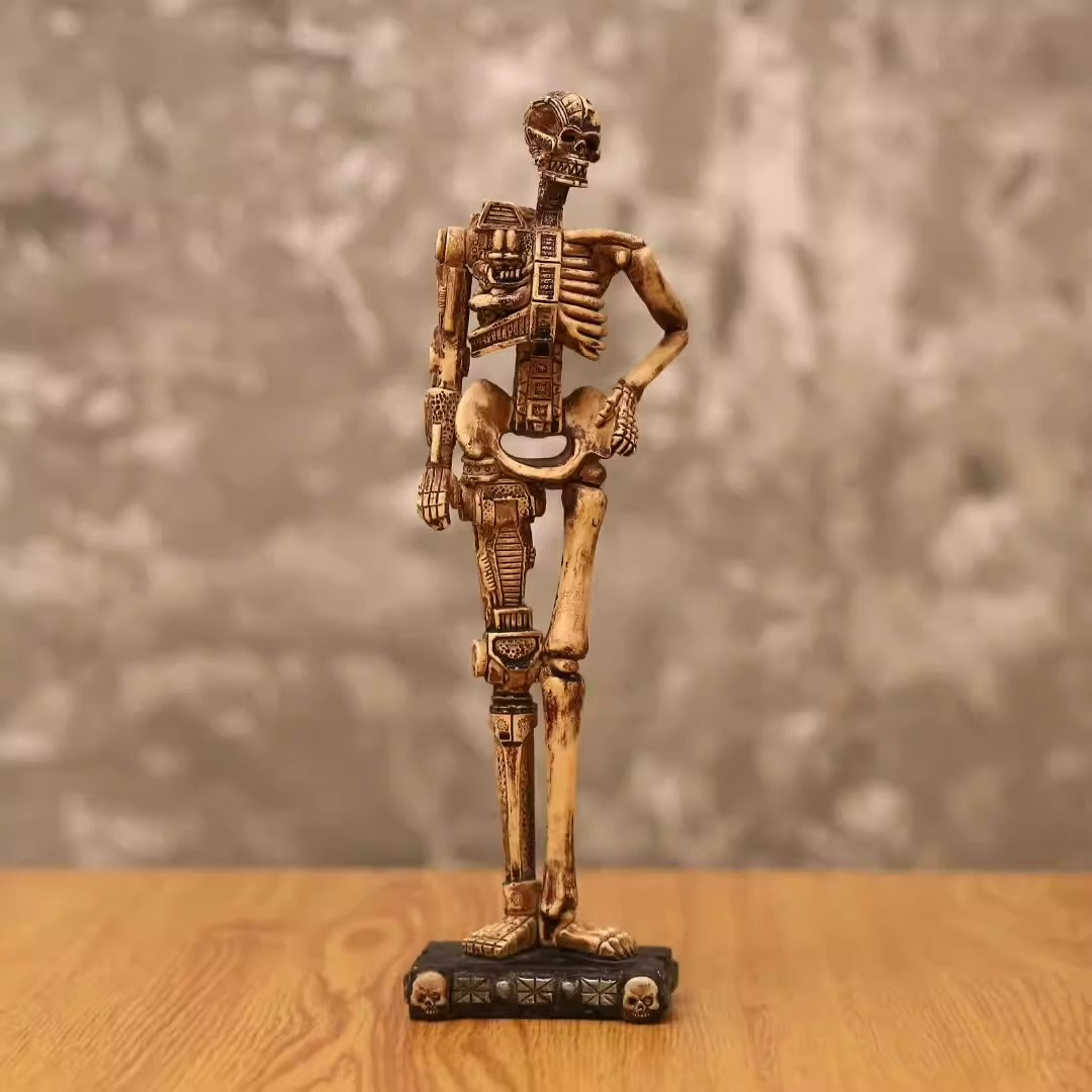 Mechanical Skeleton Ornament Gothic Industrial Decor