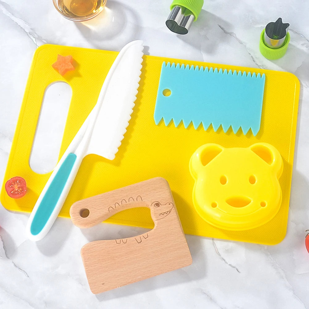 Kids Kitchen Knife Set for Safe Food Prep Learning