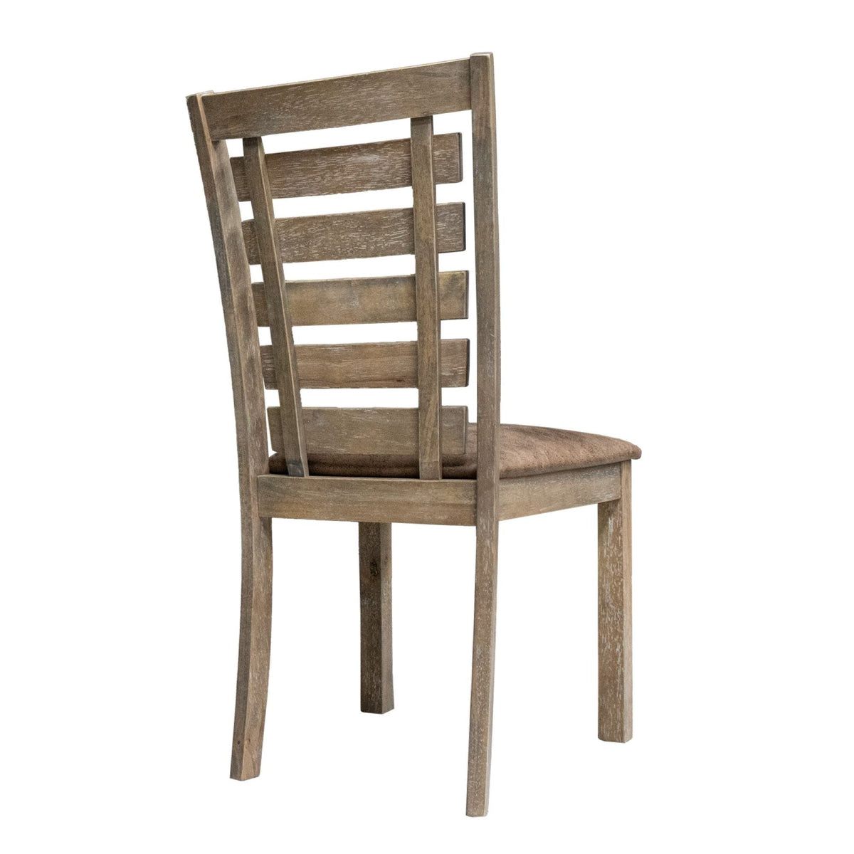 Farmhouse Ladderback Dining Chairs Set of 2, Solid Wood